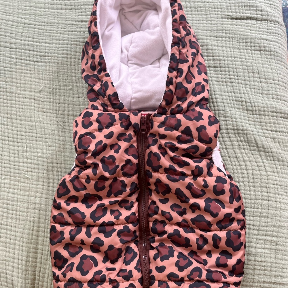 Toddler girls puffy vest 2-3T